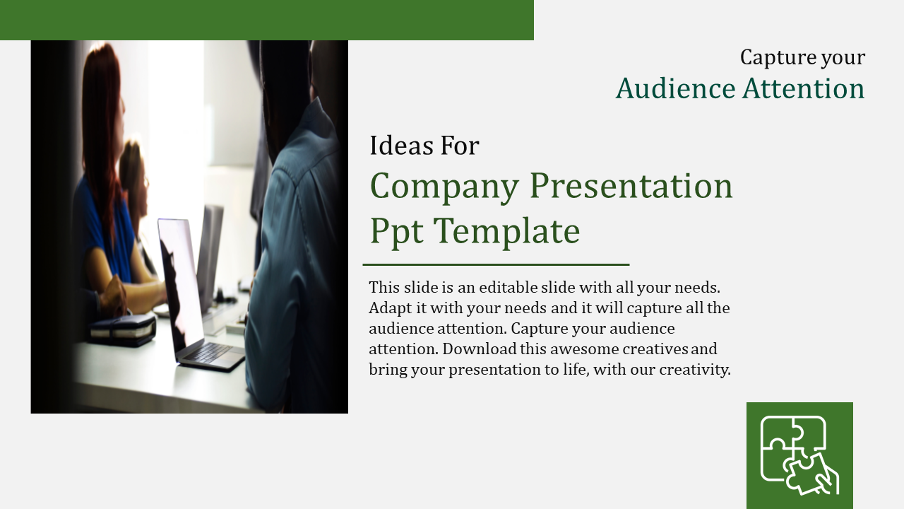 company presentation ppt template-Ideas For Company Presentation Ppt Template